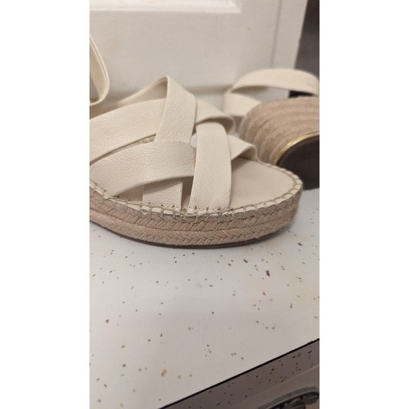 FRANCO SARTO CARMINA ESPADRILLE WEDGE BUCKLE UP SANDAL SOLD NOT FORSALE!!! - Picture 9 of 16